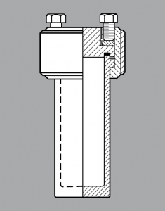 高温水热釜或称酸消化罐(图1) 高温水热釜(图1)