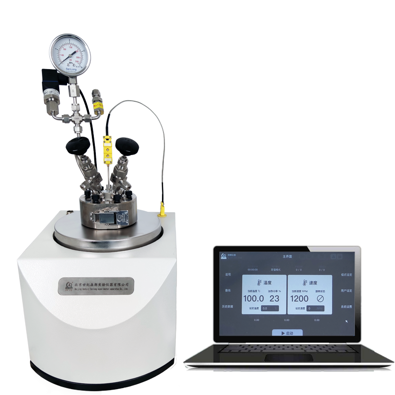SLM-T10-1000ml触屏微型反应釜(图2) SLM-T10-1000ml触屏微型反应釜(图2)